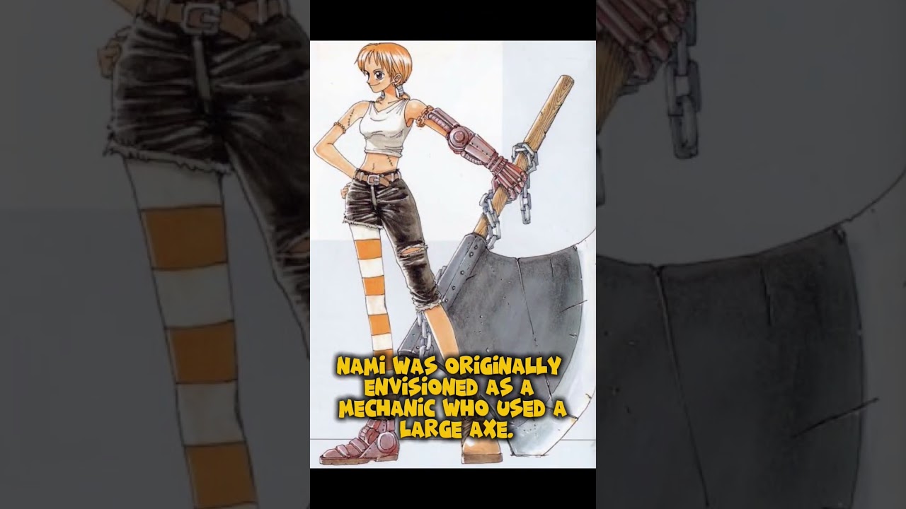 This Is What Nami Originally Looked Like Shocking! #Nami #OnePiece #AnimeArt #Shorts