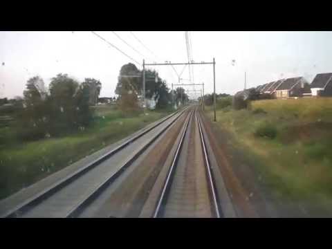 [cabinerit] A train driver's view: Sittard - Eindhoven, VIRM, 16-Sep-2014.