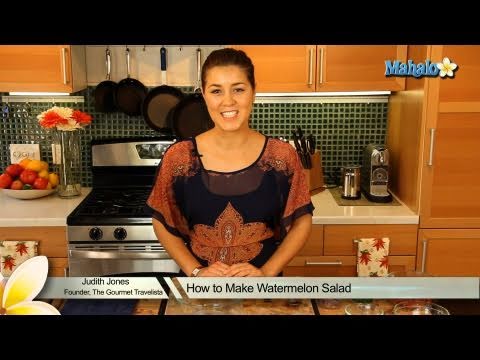 How to Make Watermelon Salad