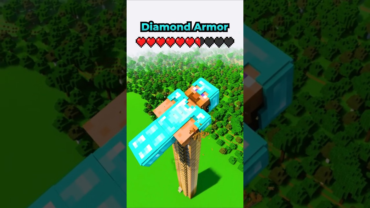 Upgrading Steve's Armor vs Tower