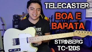 Video thumbnail for Guitarra Telecaster Boa e Barata!! Strinberg TC-120S Review Completo! by Juninho Nakagawa