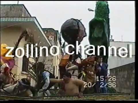 ZOLLINO - 20/02/1996 - Storica sfilata del Carnevale tra le vie del paese + festa Centro Polivalente