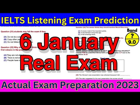 6 January 2024 IELTS Listening Test With Answers | IELTS EXAM PREDICTION 2024 | Hard Test | IDP & BC