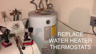 Hot Water Heater Thermostat and Heating Element Replacement