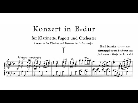Carl Philipp Stamitz: Concerto for Clarinet and Bassoon in Bb Major (17XX)