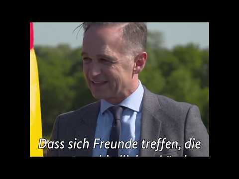 Außenminister Maas in Schengen: "Europa ist ein Europa ohne Grenzen."