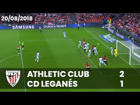 Imagen de portada del video ⚽ FULL MATCH I LaLiga 18/19 I 1. J – Athletic Club 2 – CD Leganes 1