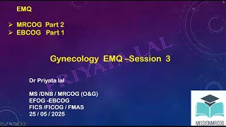 Gynecology EMQ3