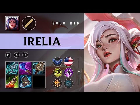 Irelia Mid vs Galio - NA Diamond Patch 25.22