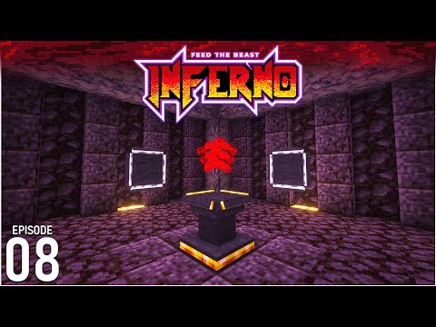Minecraft FTB Inferno - Ep08: AE2 Entangled Storage
