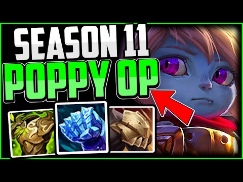 How to ACTUALLY Play Poppy & CARRY! + Best Build/Runes | Poppy Jungle Guide Season 11