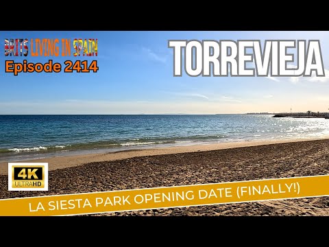 La Siesta Park Torrevieja Opening date, Market Street restaurant San Miguel de Salinas. Episode 2414