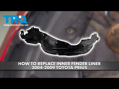 How to Replace Inner Fender Liner 2004-2009 Toyota Prius
