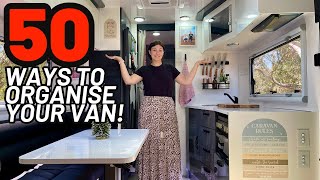 Making a Caravan Feel Like HOME || Storage, Organising &amp; Decorating | 50+ Tips, Tricks, Mods &amp; HACKS
