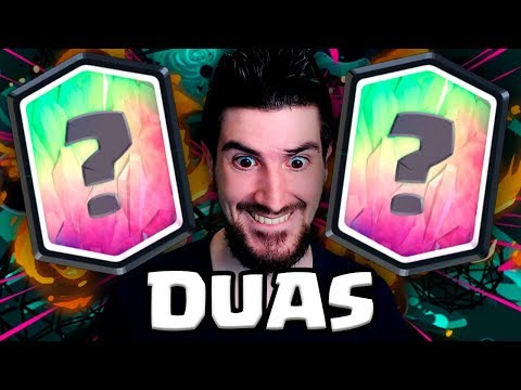 GARANTI DUAS CARTAS LENDÁRIAS DE UMA VEZ NO CLASH ROYALE!