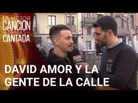 DAVID AMOR | ¿Qué sabe la gente de la música de los 2000? | La Mejor Canción Jamás Cantada