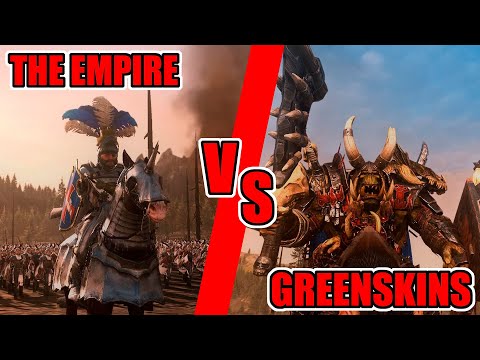 THE EMPIRE VS GREENSKINS⚔️ EPIC BATTLE IN 4K Total War Warhammer 2