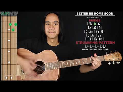 Better Be Home Soon Guitar Cover Crowded House 🎸|Tabs + Chords|