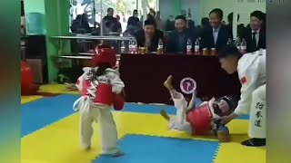 Hilarious Little Kids Taekwondo Competition! You Won't Believe What You're About to See!