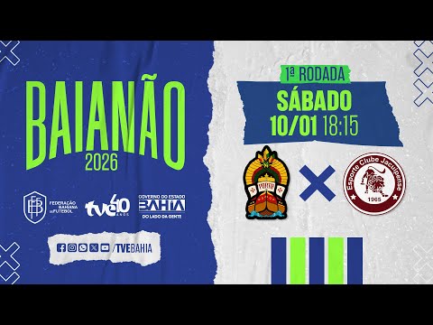 PORTO 3X2 JACUIPENSE | PARTIDA COMPLETA | #BaianãoNaTVE - 10/01/2026