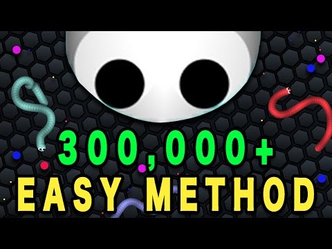 Slither World Record Tutorial 329k Mass No Hack/Mod - Tips and Tricks to Be Number 1 Easy
