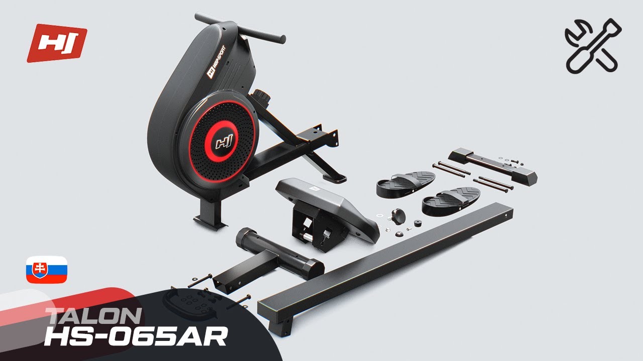 Гребний тренажер Hop-Sport 065AR Talon Grey