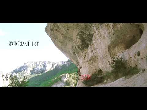 Gorges du Tarn (France) Climbing (Monstre trou 7c)