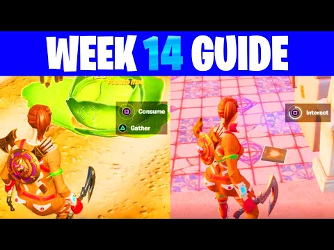 ALL WEEK 14 CHALLENGES GUIDE FORTNITE SEASON 5 (Week 14 Quests Walkthrough)