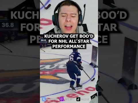 Nikita Kucherov clearly did not want to be at the NHL All Star Challenges #hockey #nhl #nhlallstar