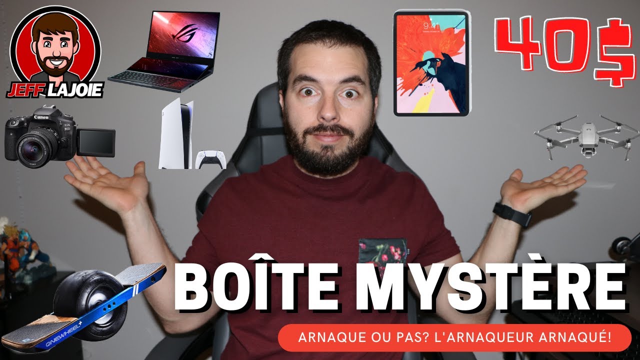 40$ Pour une Boîte Mystère HIGH-TECH  Qui Vaut Minium 100$ - ARNAQUE ou PAS 