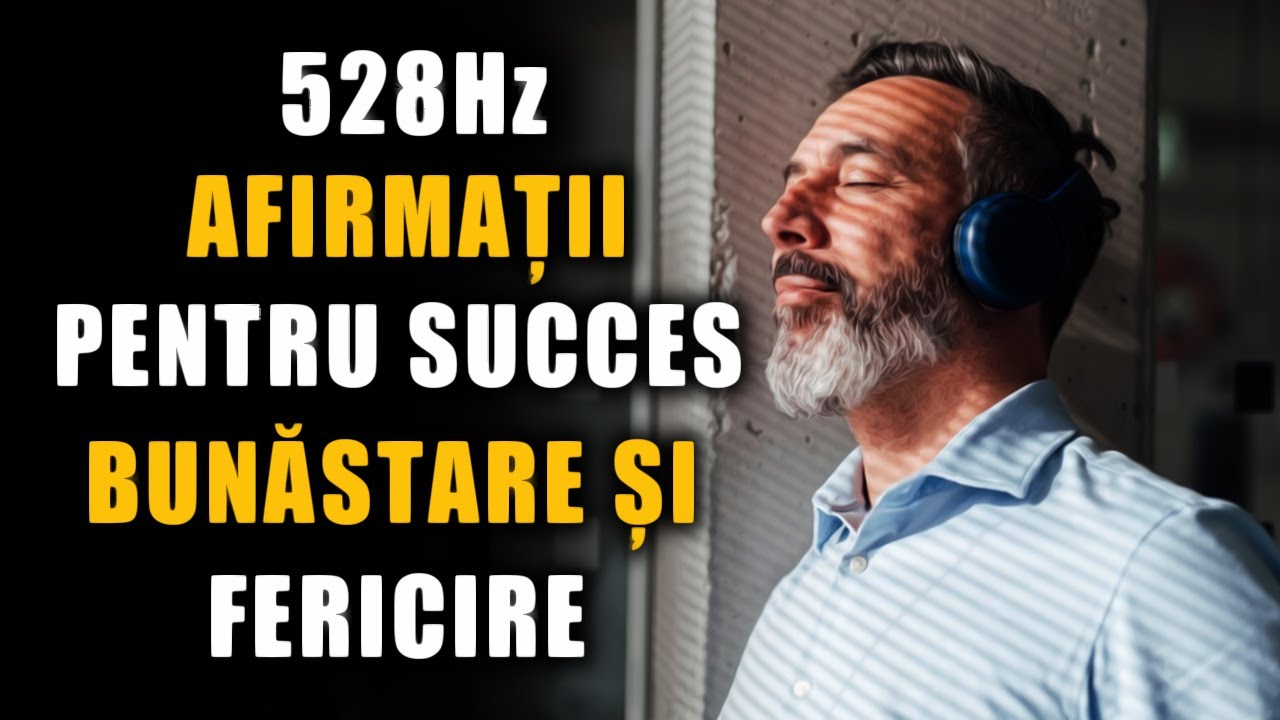 🎧ÎNCEARCĂ DOAR O ZI! Nu vei regreta! 528 hz „EU SUNT”Afirmații pentru succes, bunăstare și fericire.