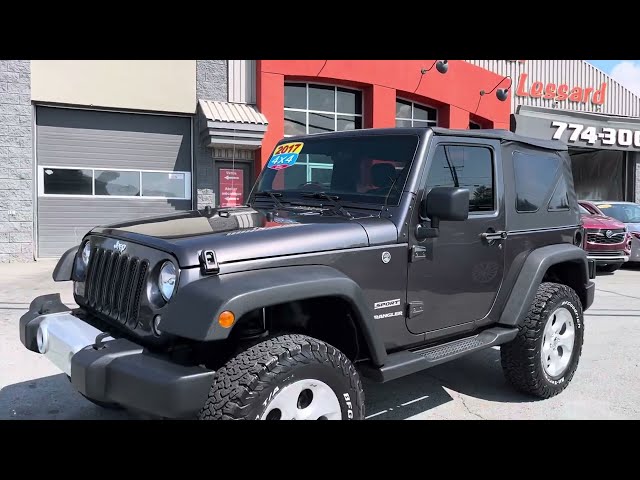 Jeep Wrangler 4X4, WRANGLER SPORT, LIFT KIT, MARCHE PIED 2017 in Cars & Trucks in St-Georges-de-Beauce