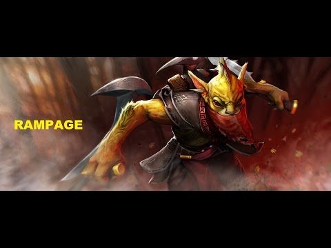 Dota 2 Bounty Hunter RAMPAGE!!!
