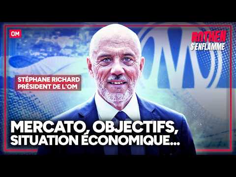 OM : mercato, situation économique, droits TV de la Ligue 1, objectifs… Stéphane Richard se livre !