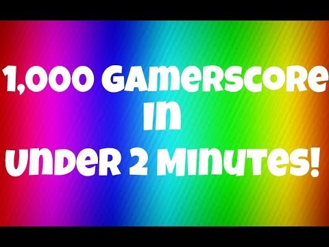 1,000 Gamerscore in Under 2 Minutes!