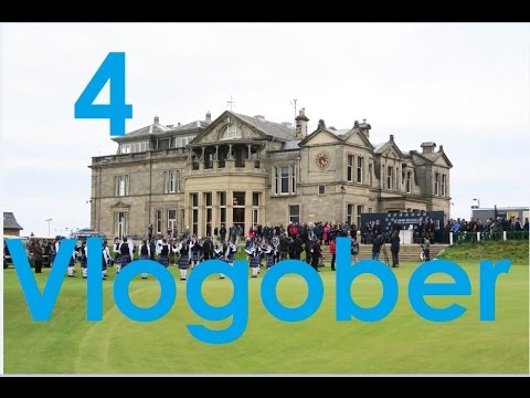 Vlogtober Day 4 - Chat and the Dunhill Links Championship, St Andrews