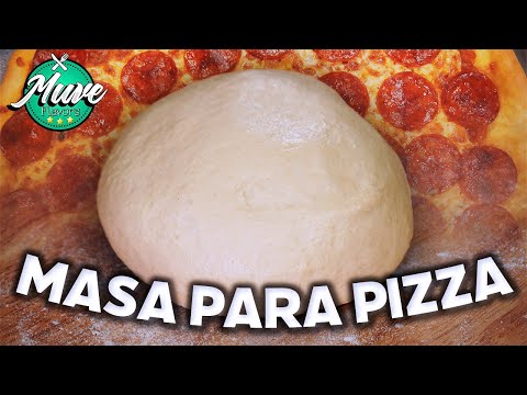 CÓMO HACER MASA DE PIZZA 🍕  | TRUCOS Y CONSEJOS | Muve Flavors