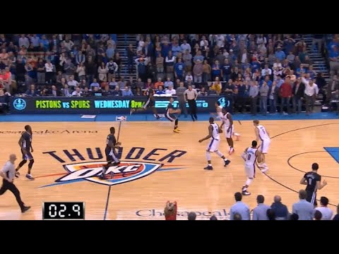LEGENDARY THROWBACK- Final Minute Of Warriors vs Thunder, Steph Curry INSANE Game Winner - 2016