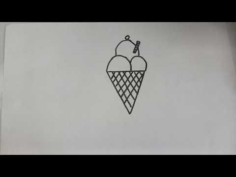 Ice-cream 🍦 Drawing 