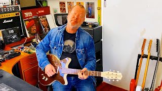 Video thumbnail for Danelectro '59 Divine  |  Walnut  |  Blue Tuesday by Brett Kingman