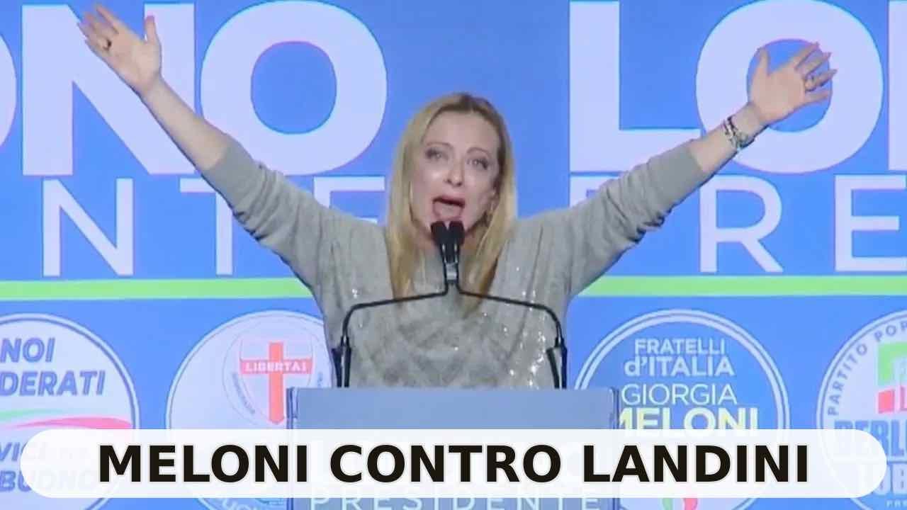GIORGIA MELONI VS LANDINI: “SCIOPERO GENERALE RIGOROSAMENTE DI VENERDÌ”