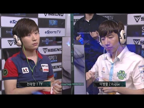 [SBENU SSL 2015] TY vs Rogue RO.16 Group Classic Match2 set2 -EsportsTV, Starcraft 2