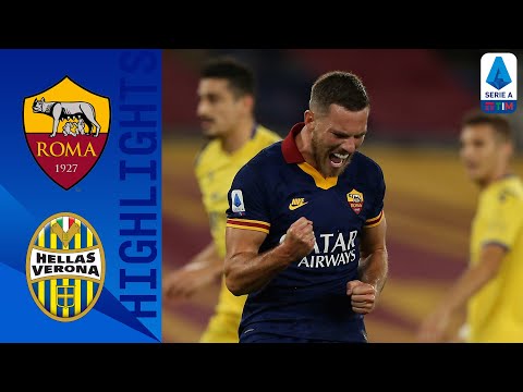 Roma 2-1 Hellas Verona | Dzeko Scores as Roma hold on for a 2-1 win at home! | Serie A TIM
