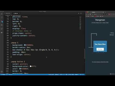 Hangman Game Using Java Script Part 4