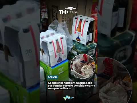 Adega é fechada em Cosmópolis por vender cerveja vencida e carne sem procedência