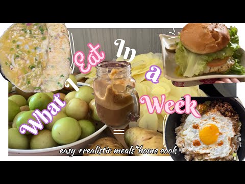 vlog9 what I eat in a week,homebody nothing fancy just comfort food 🥘and happiness ✨