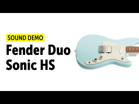 Fender Duo Sonic HS Sound Demo (no talking)