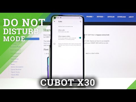 How to Enable DND Mode in CUBOT X30 – Do Not Disturb Mode