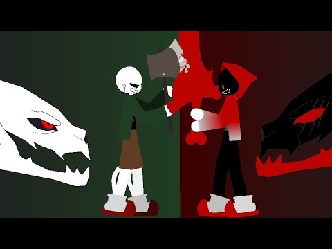 DustDustDust Sans vs True Insanity Sans