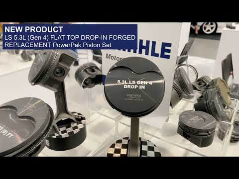 LS 5.3L (Gen 4) Flat Top DROP-IN FORGED REPLACEMENT PowerPak Piston Set
